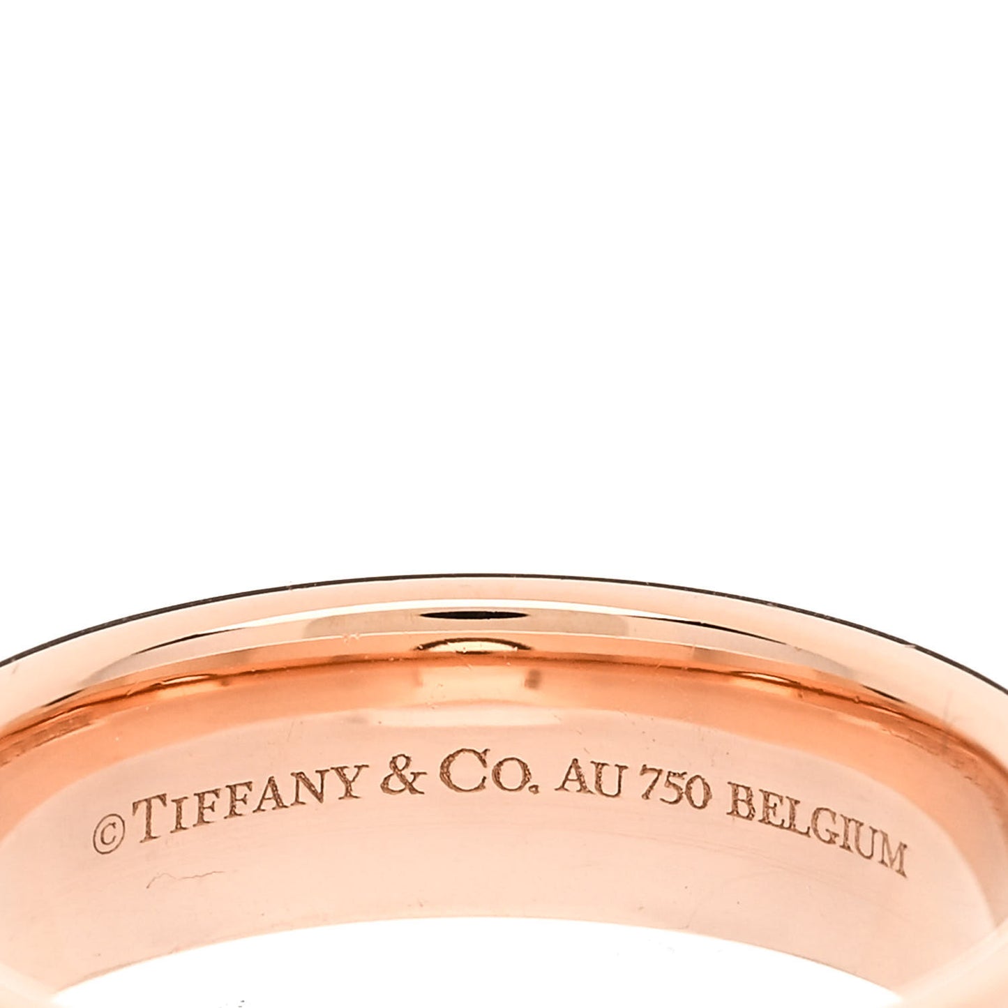 18K Rose Gold Diamond Wide T Two Ring 50 5.5