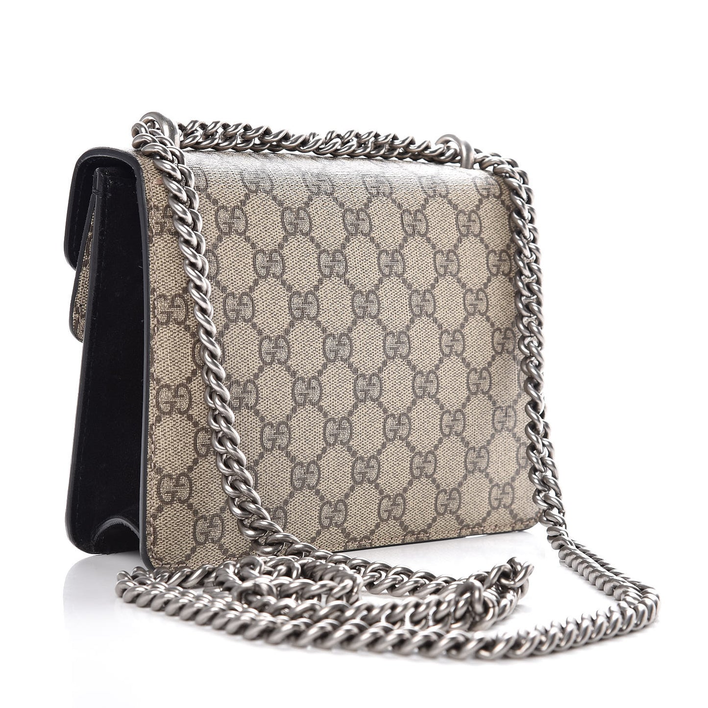 GG Supreme Monogram Mini Dionysus Shoulder Bag Black