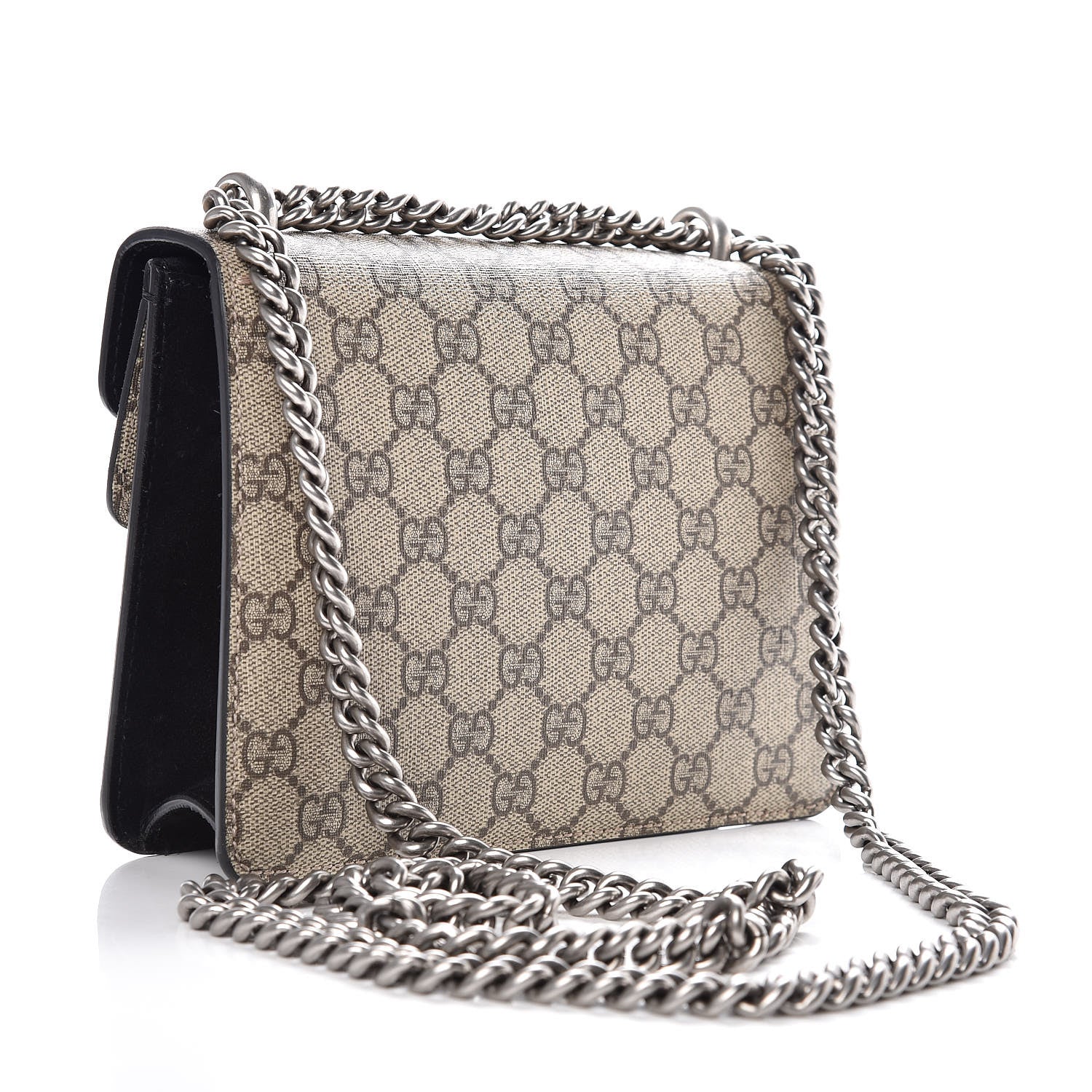 Gucci GG Supreme Monogram Mini Dionysus Shoulder Bag Black 3 of 10