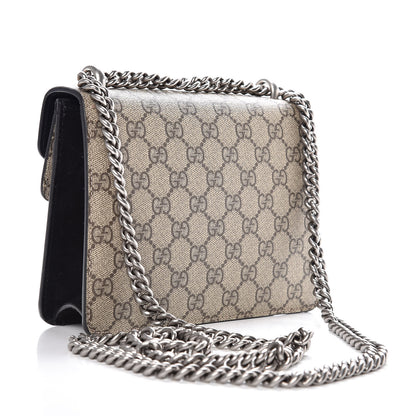 Gucci GG Supreme Monogram Mini Dionysus Shoulder Bag Black 3 of 10