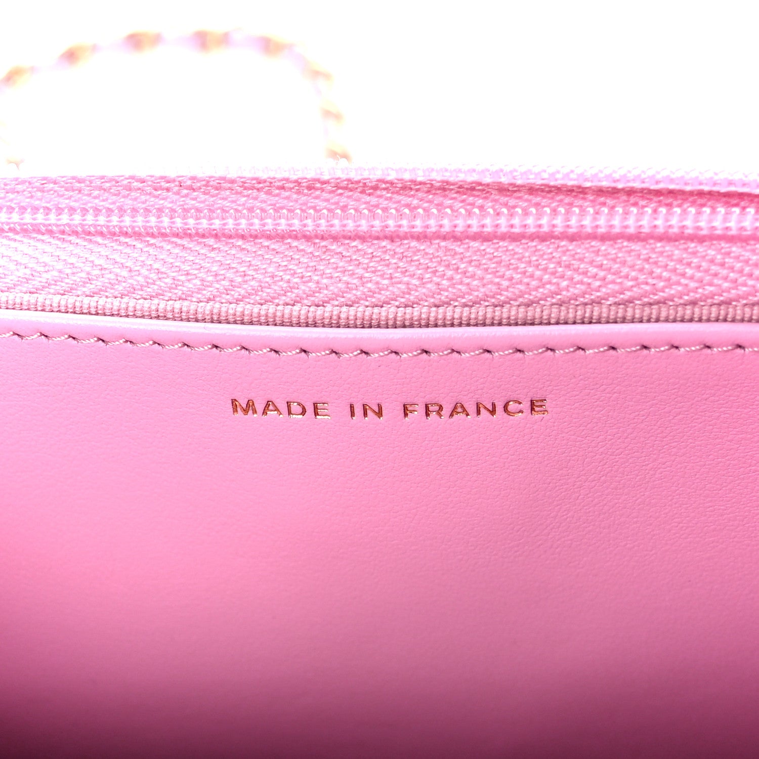 Chanel Caviar Quilted Wallet on Chain WOC Lilac 8 of 12