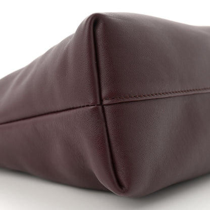 Loewe Mellow Nappa Medium Donut Chain Flamenco Knot Clutch Dark Burgundy 9 of 11