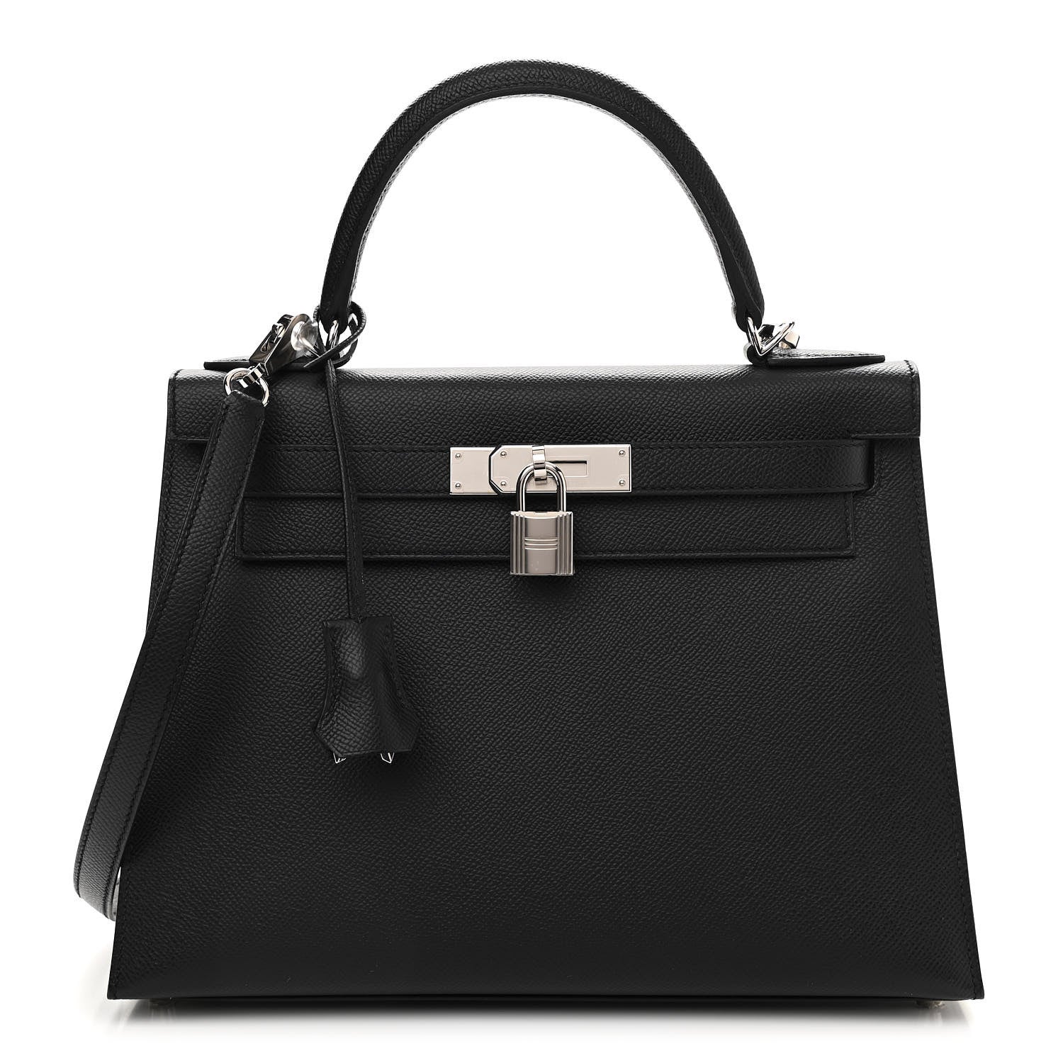 Hermes Epsom Kelly Sellier 28 Black 1 of 11