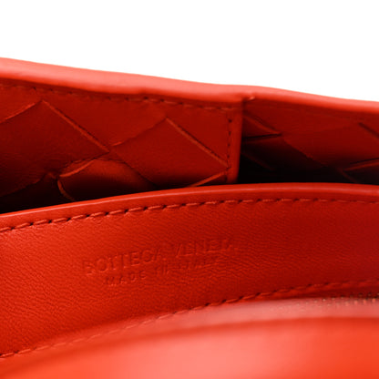 Bottega Veneta Nappa Intrecciato Small Andiamo With Chain Shoulder Bag Orange 6 of 9