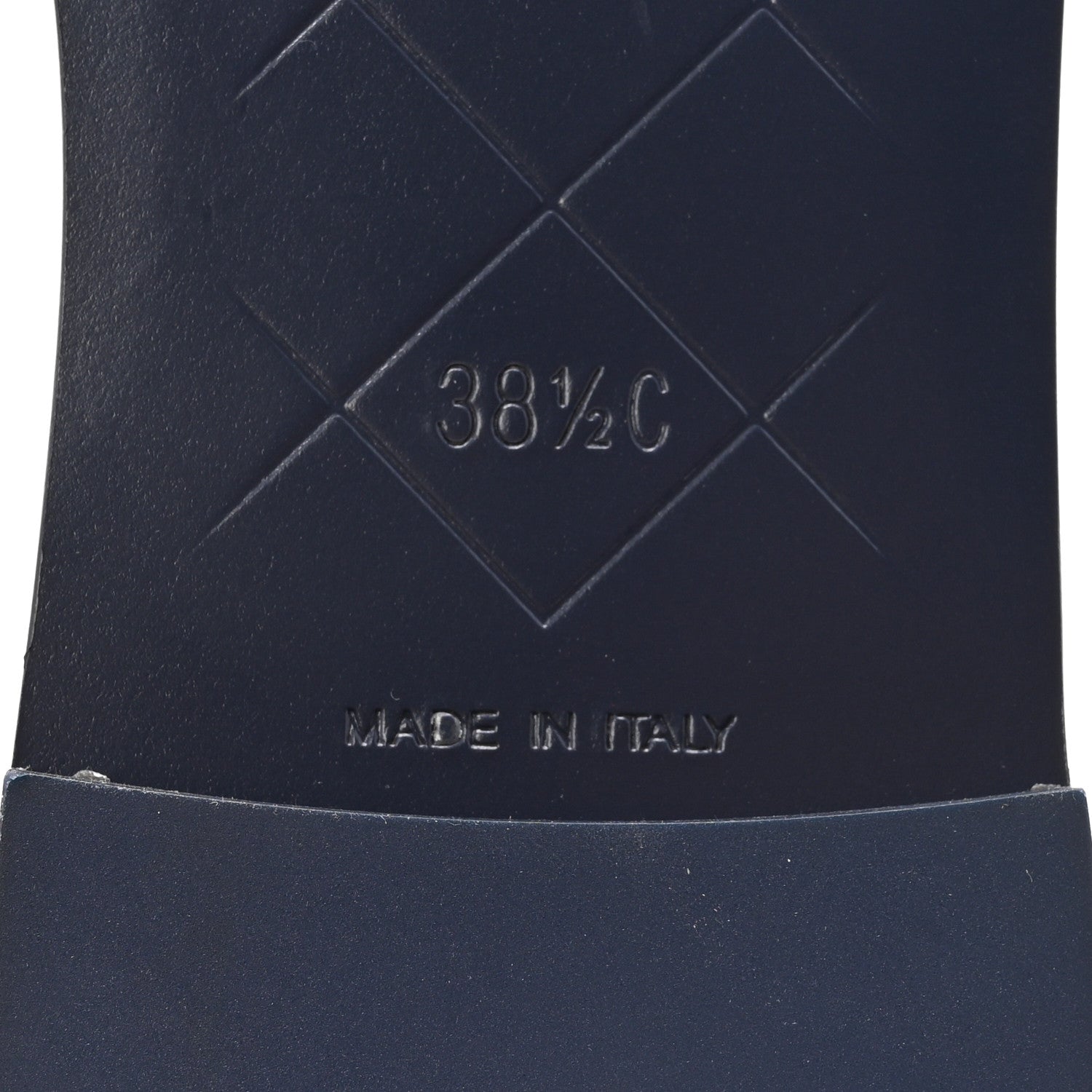 Chanel Lambskin Quilted Turnlock Flat Mules 38.5 Navy 7 of 9