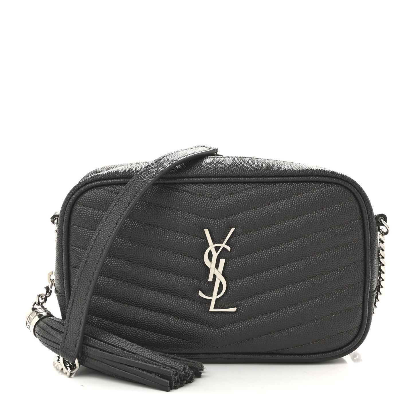Grain De Poudre Matelasse Monogram Mini Lou Camera Bag Asphalt