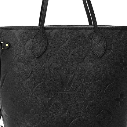 Louis Vuitton Empreinte Monogram Giant Neverfull MM Black 7 of 9
