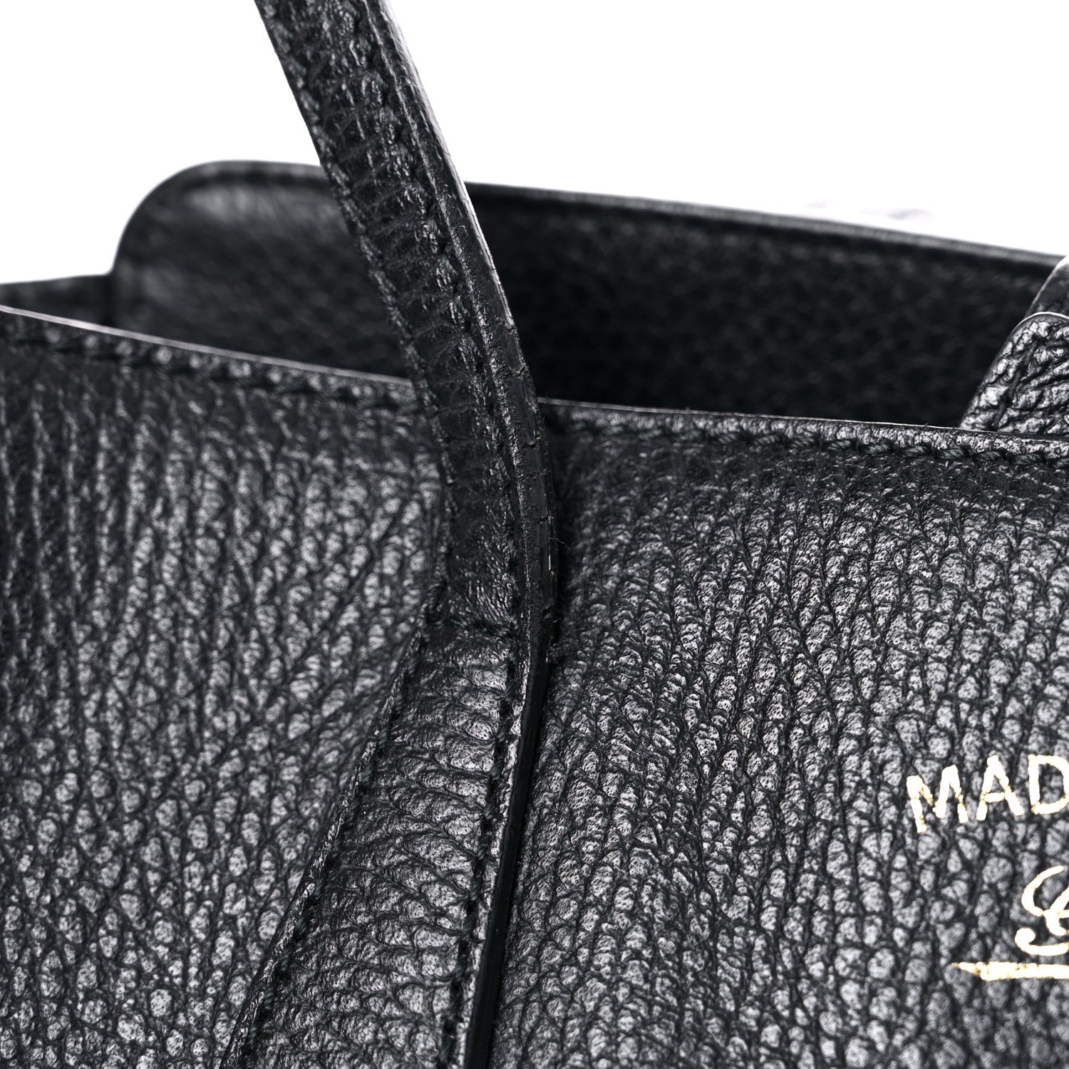 Gucci Pebbled Calfskin Small Swing Tote Black 21 of 23
