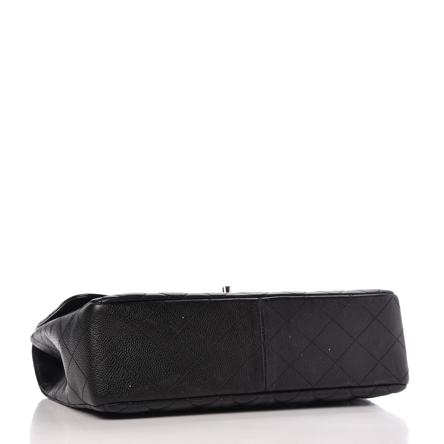 Chanel Caviar Quilted Jumbo Single Flap Black 4 of 9