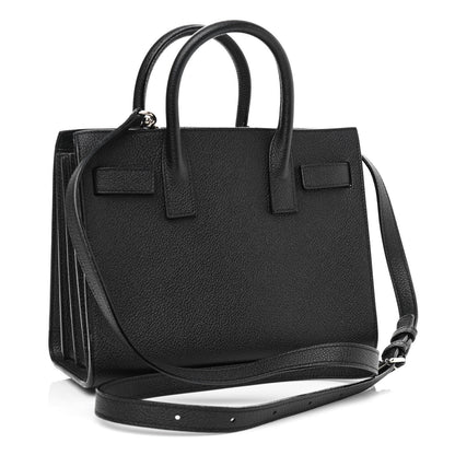 Saint Laurent Grained Calfskin Nano Sac De Jour Black 2 of 13