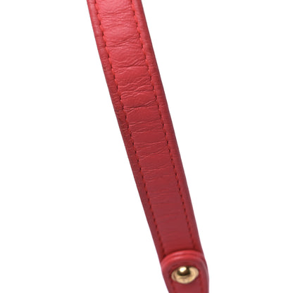 Chanel Lambskin Reverse Chevron Quilted Mini Round Top Handle Flap Bright Pink 16 of 17