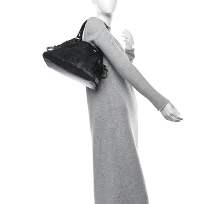 Fendi Nappa Patent Perforated Small Bag De Jour Black 2 of 10