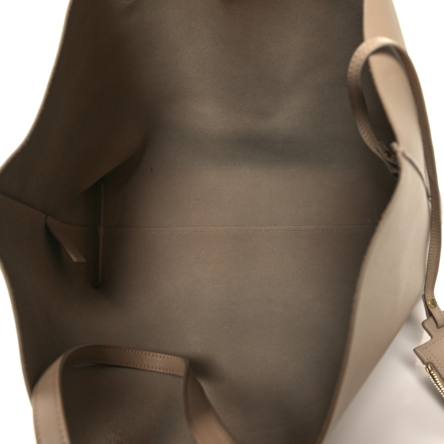 Saint Laurent Calfskin Large Shopping Tote Dark Beige 6 of 13