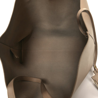 Saint Laurent Calfskin Large Shopping Tote Dark Beige 6 of 13