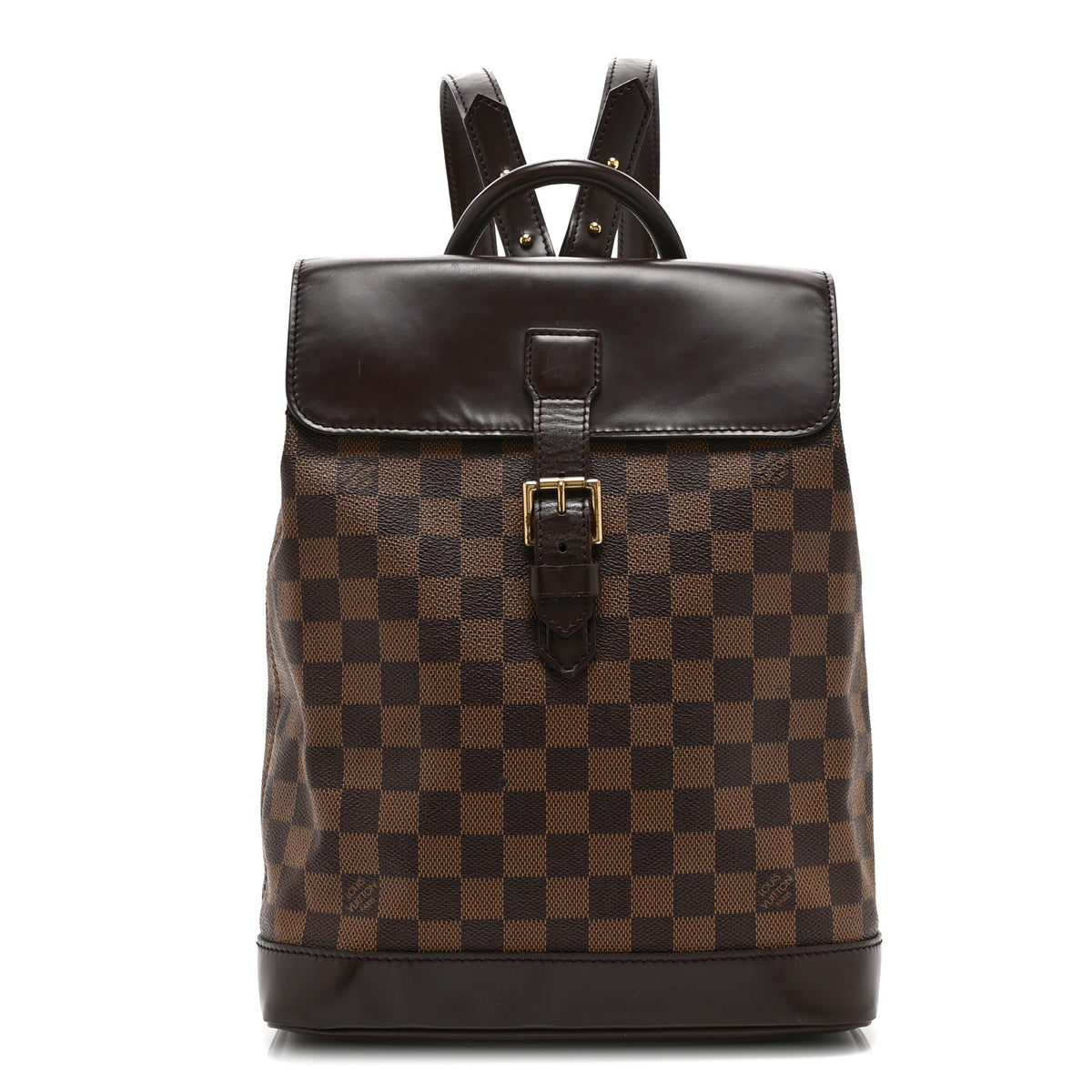 Louis Vuitton Damier Ebene Soho Backpack 1 of 10