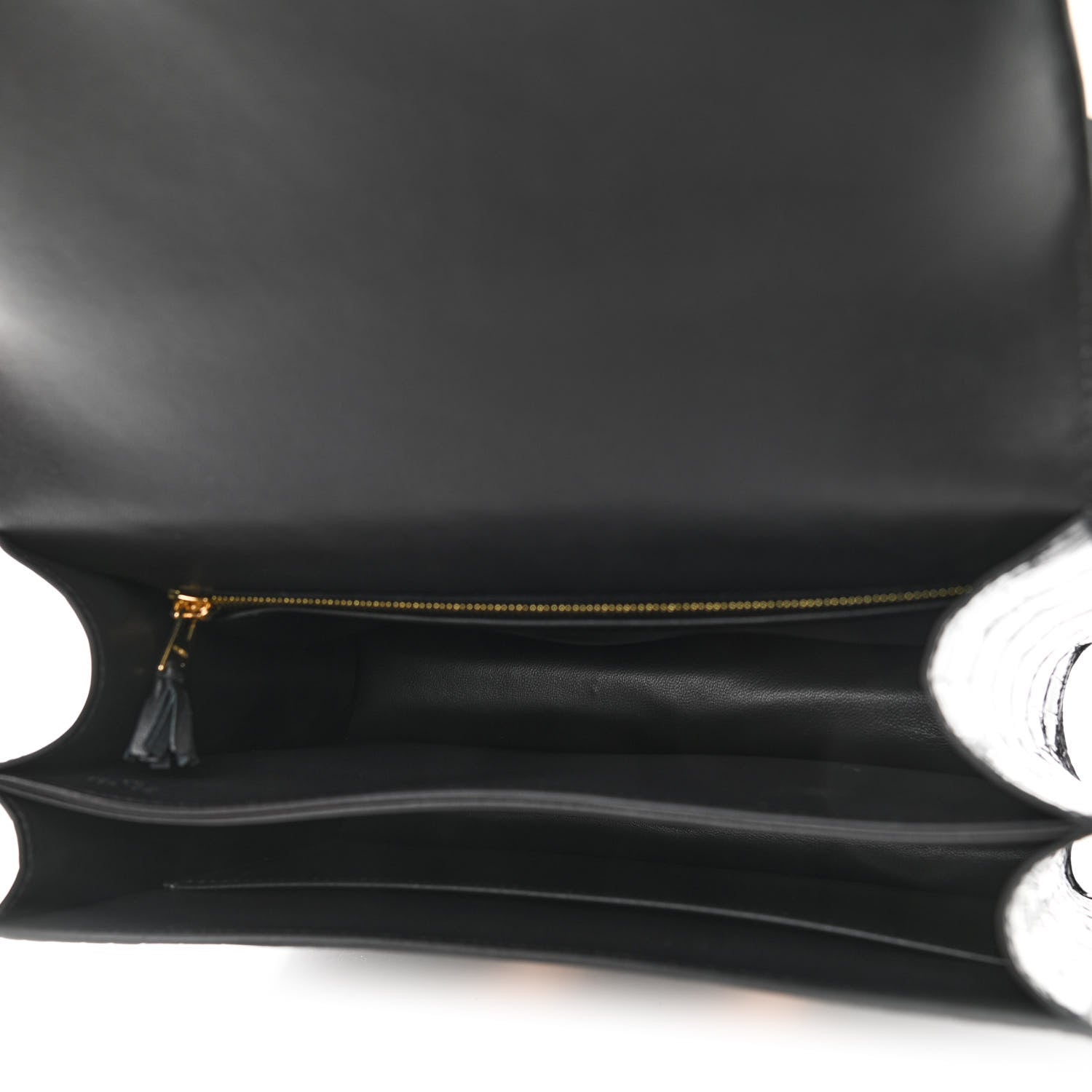 Hermes Shiny Porosus Crocodile Constance 24 Black 5 of 11