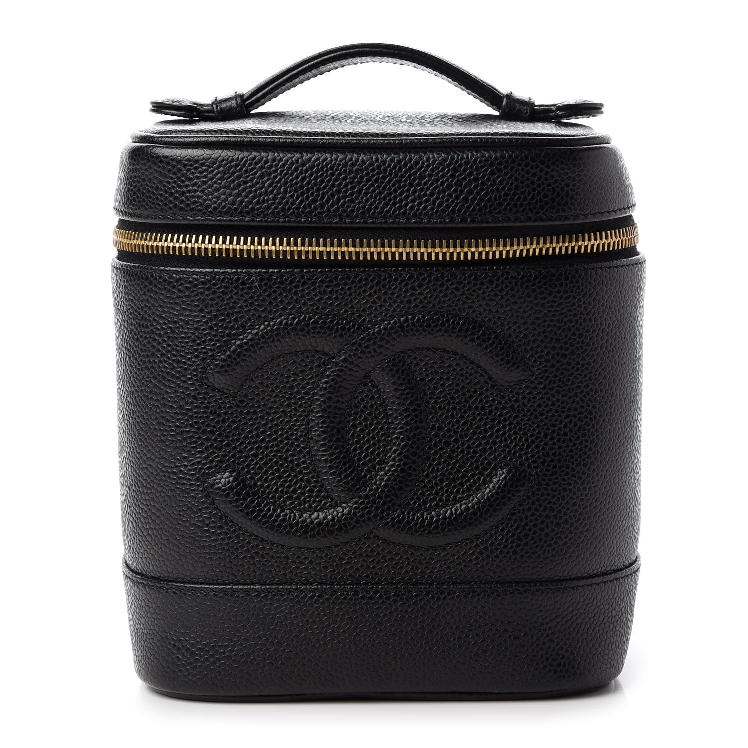 Chanel Caviar Cosmetic Vanity Bag Black 1 of 11