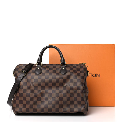 Louis Vuitton Damier Ebene Speedy Bandouliere 30 9 of 9