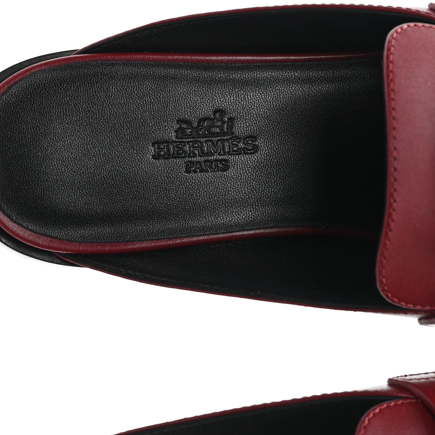 Calfskin Iota Mules 39 Rouge H