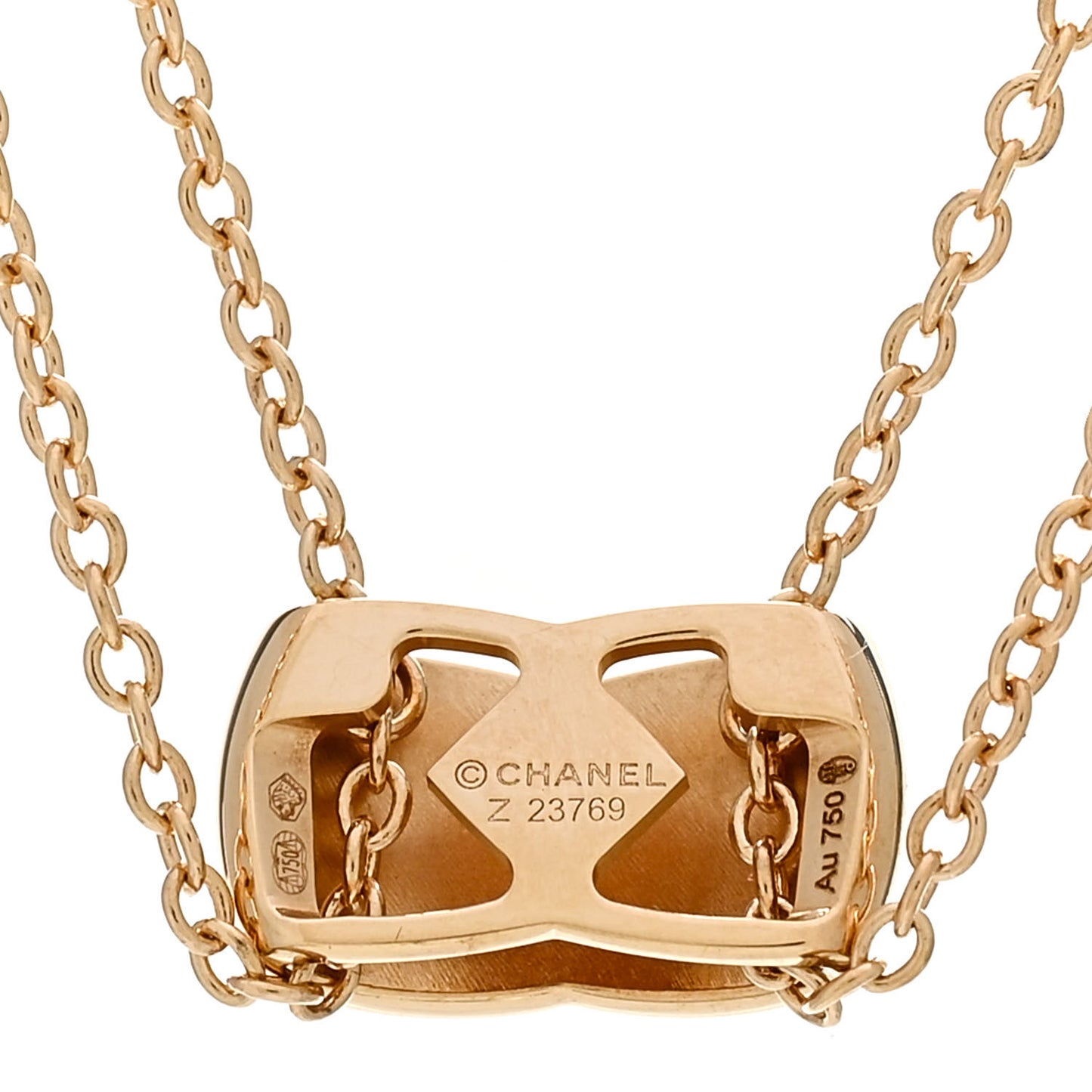 18K Yellow Gold Coco Crush Pendant Necklace