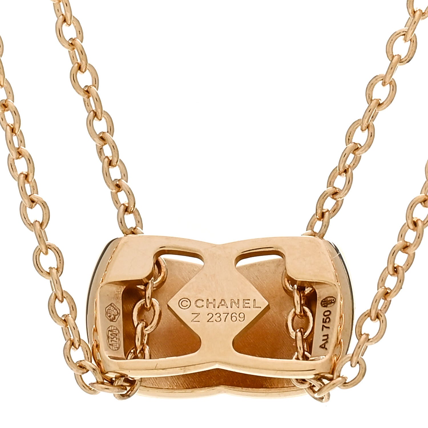 Chanel 18K Yellow Gold Coco Crush Pendant Necklace 4 of 4