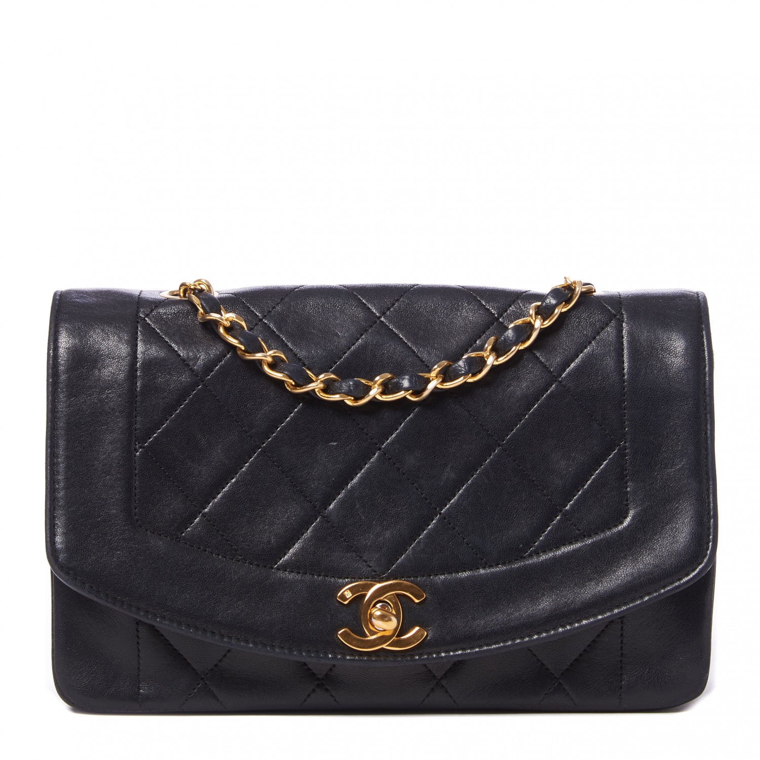 Chanel Lambskin Quilted Small Single Flap Bag Black 1 of 9