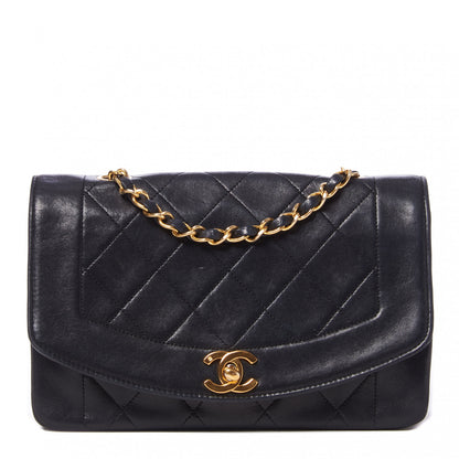 Chanel Lambskin Quilted Small Single Flap Bag Black 1 of 9
