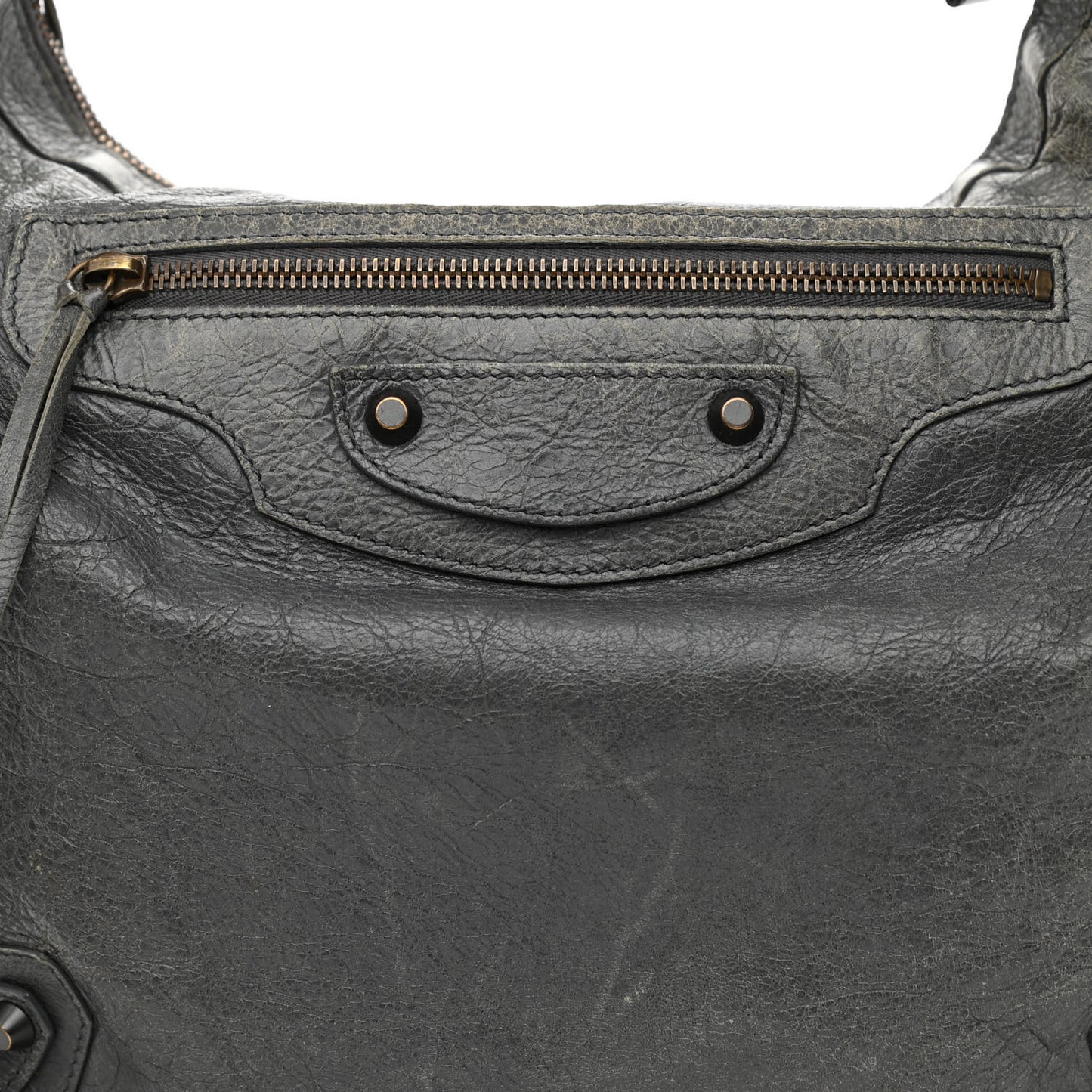 Agneau Classic Hardware Day Hobo Anthracite