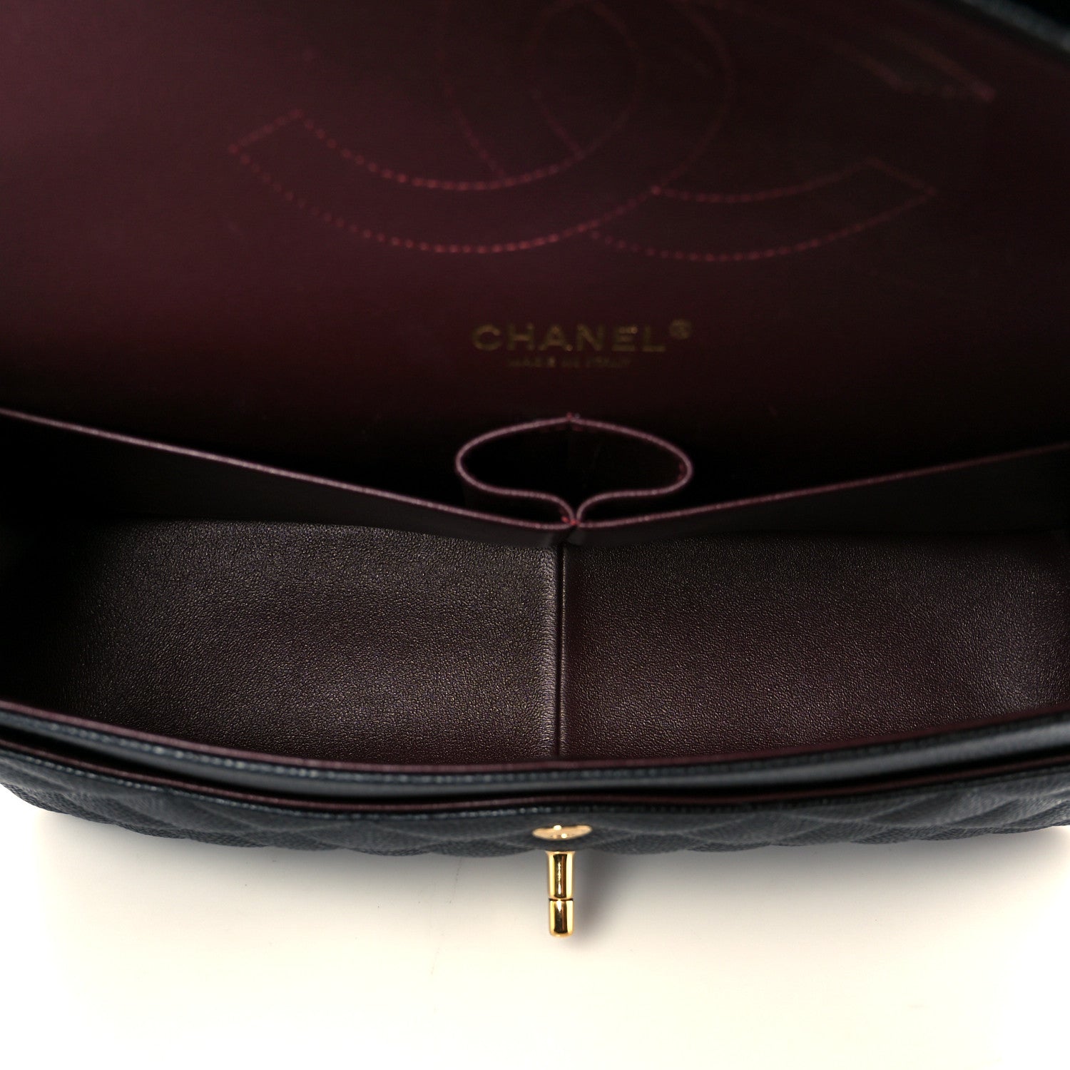 Chanel Caviar Quilted Jumbo Double Flap Black 5 of 12