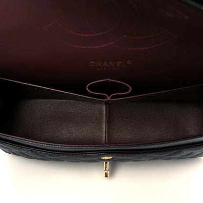 Chanel Caviar Quilted Jumbo Double Flap Black 5 of 12