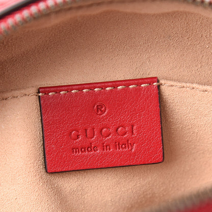 Gucci Calfskin Matelasse GG Marmont Belt Bag 95 38 Hibiscus Red 5 of 11