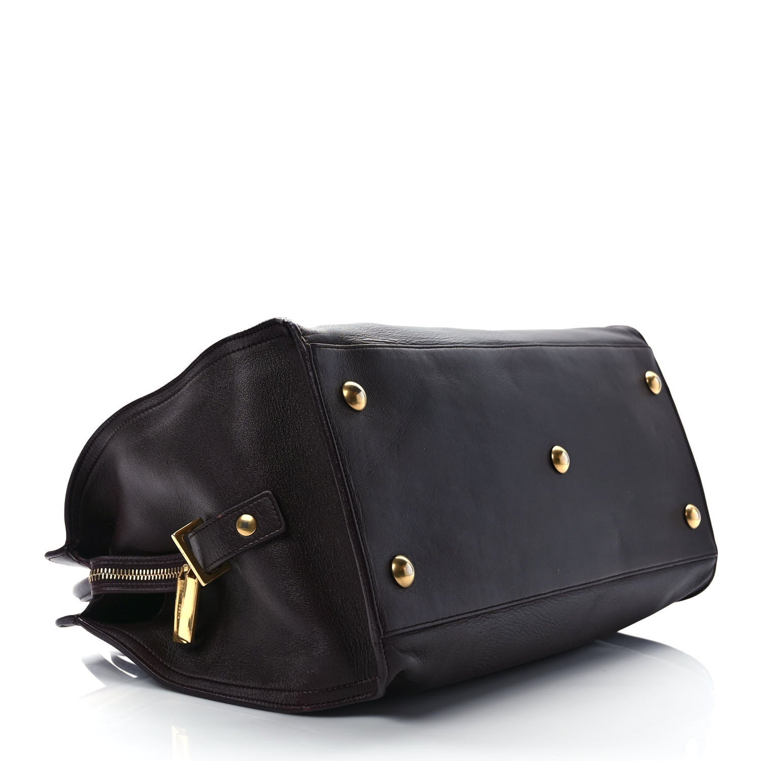 Saint Laurent Calfskin Medium Classic Y Cabas Bordeaux 4 of 13