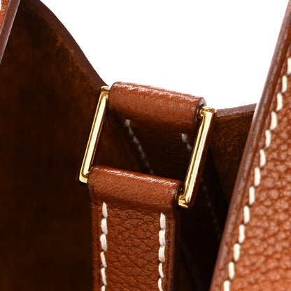 Hermes Barenia Faubourg Picotin Lock 18 PM Fauve 13 of 14