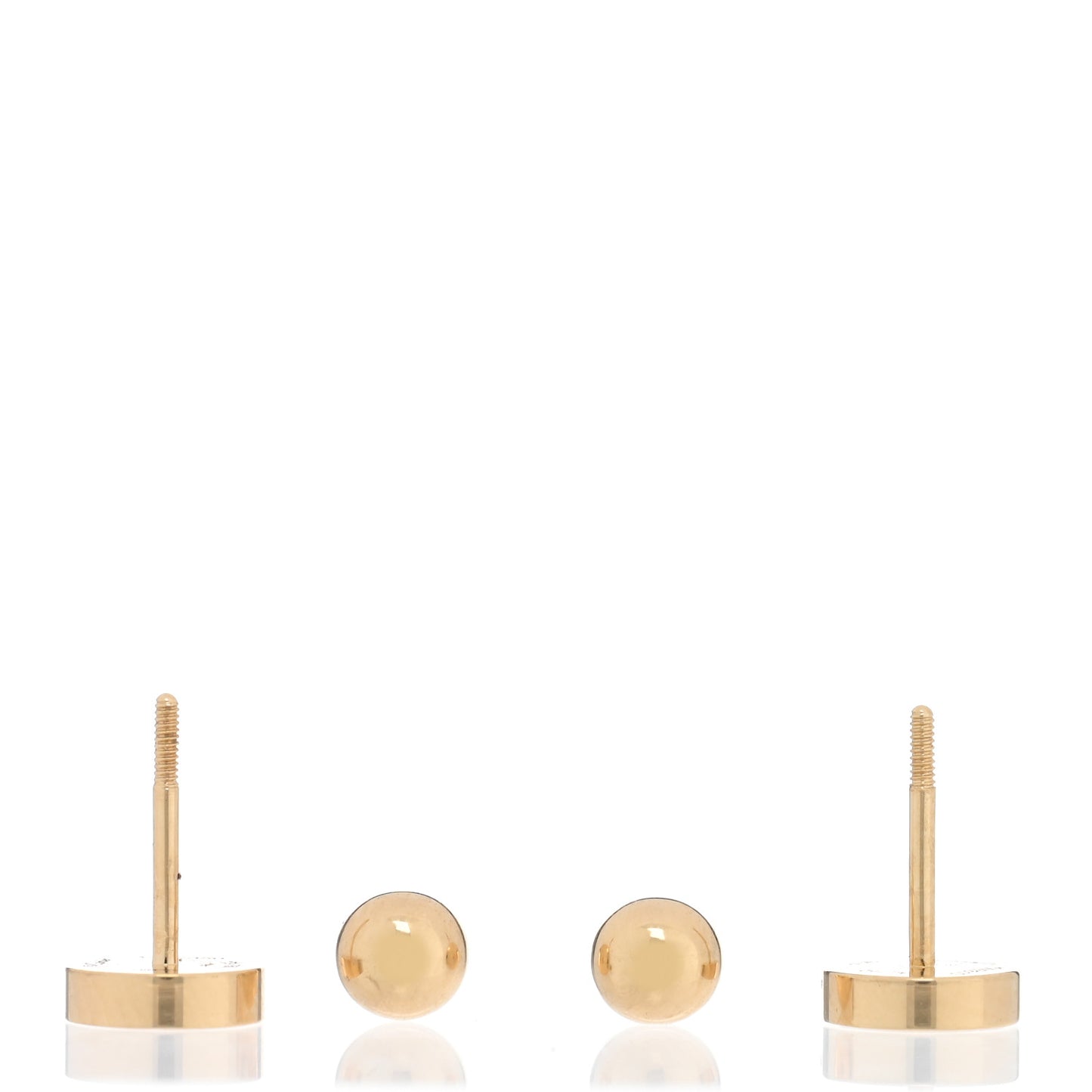 18K Yellow Gold LOVE Earrings