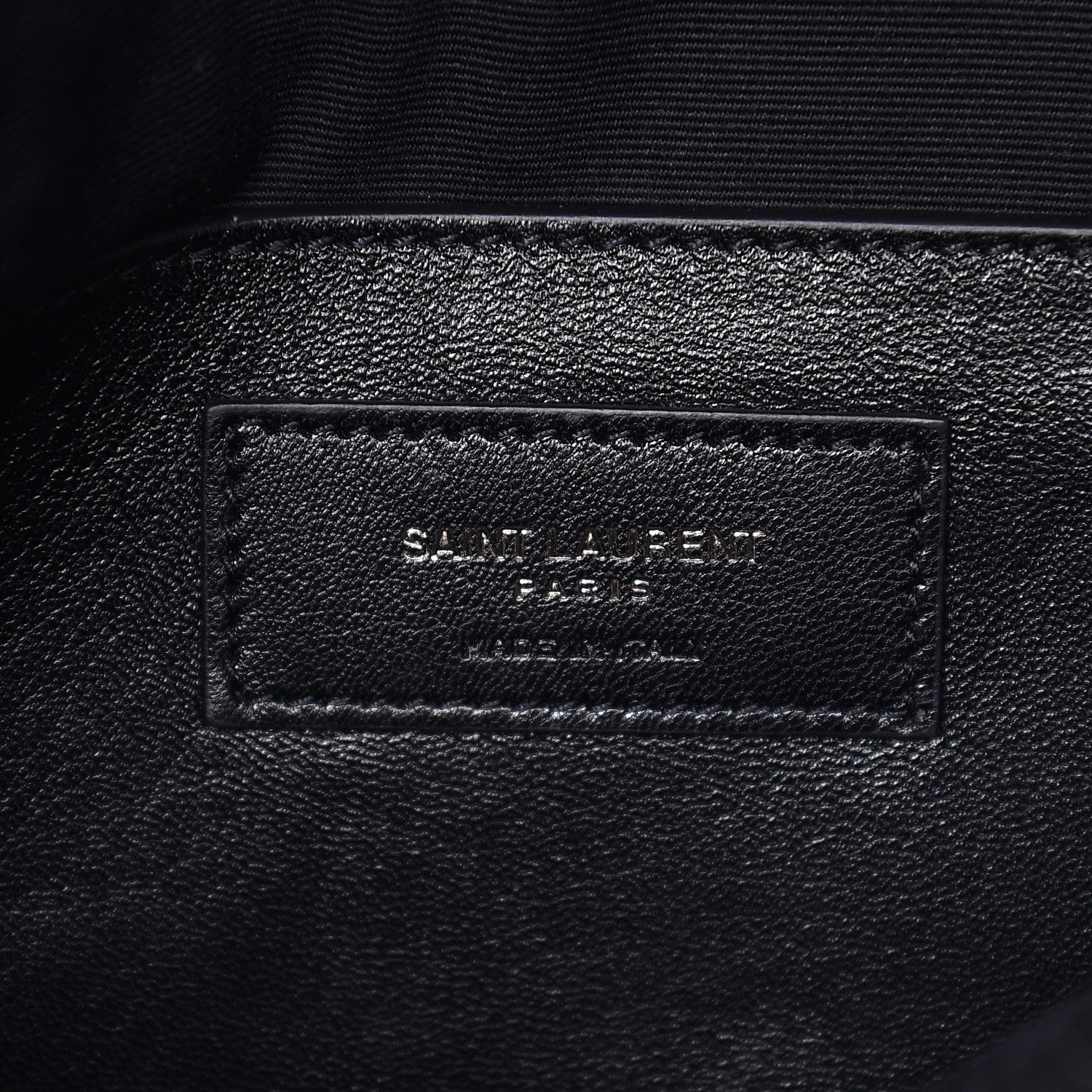 Saint Laurent Sheepskin Matelasse Chevron Monogram Large College Satchel Black 8 of 9