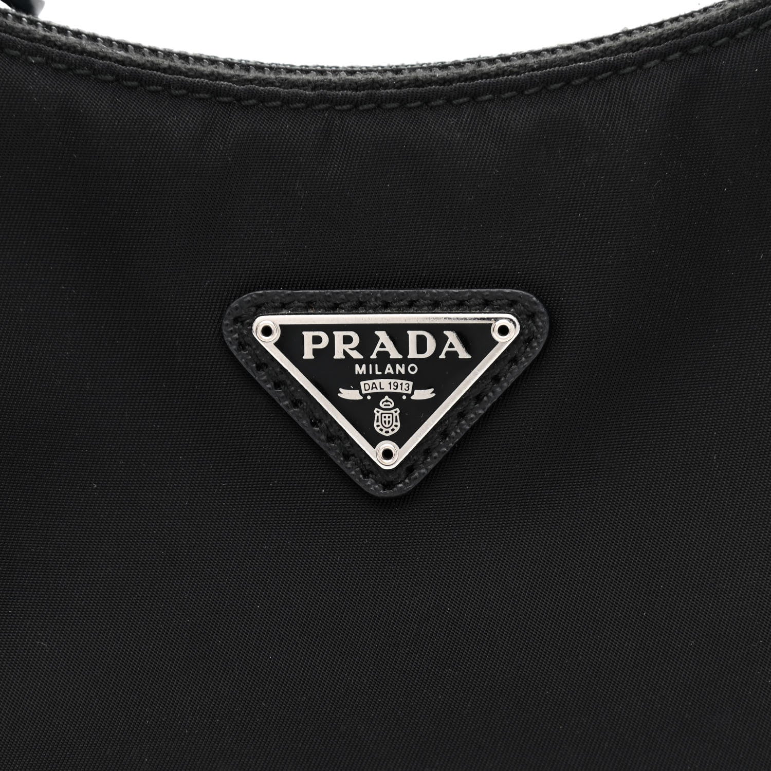 Prada Tessuto Nylon Mini Re-Edition 2000 Bag Black 9 of 11