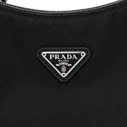 Prada Tessuto Nylon Mini Re-Edition 2000 Bag Black 9 of 11