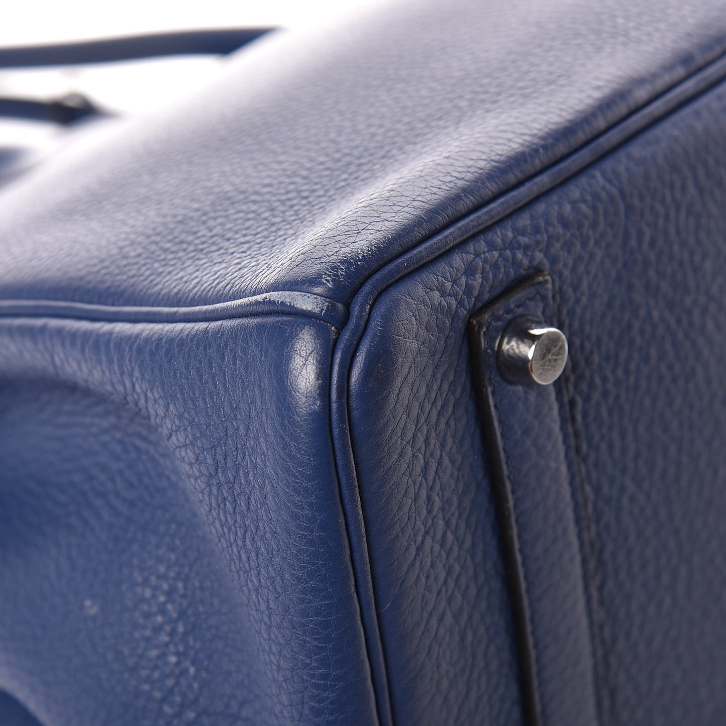 Taurillon Clemence Birkin 35 Bleu Brighton