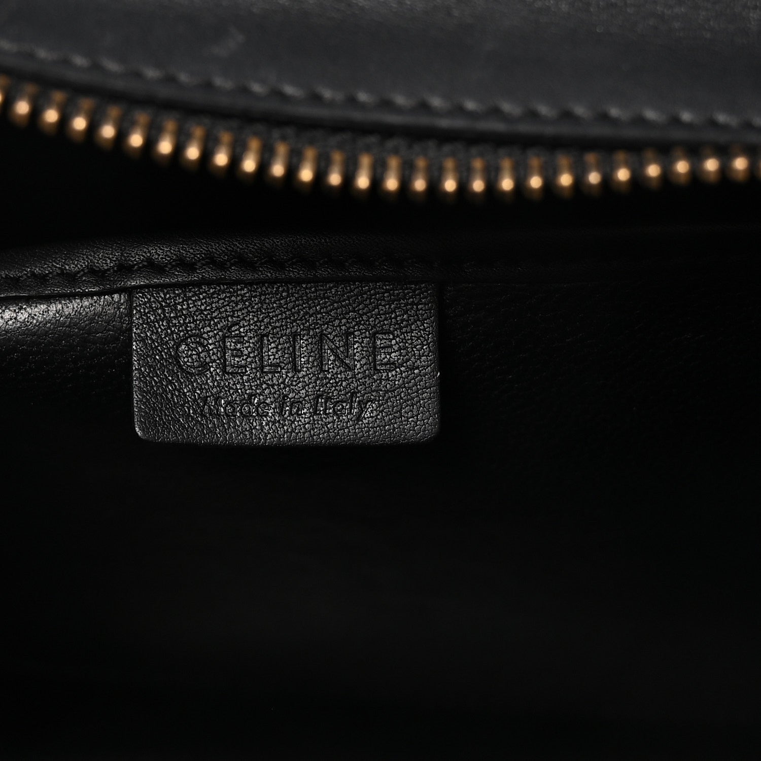 Celine Smooth Calfskin Nano Luggage Black 6 of 9