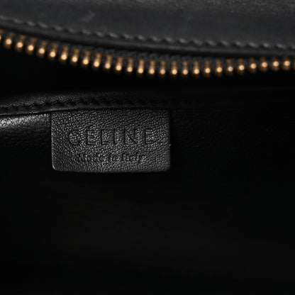 Celine Smooth Calfskin Nano Luggage Black 6 of 9