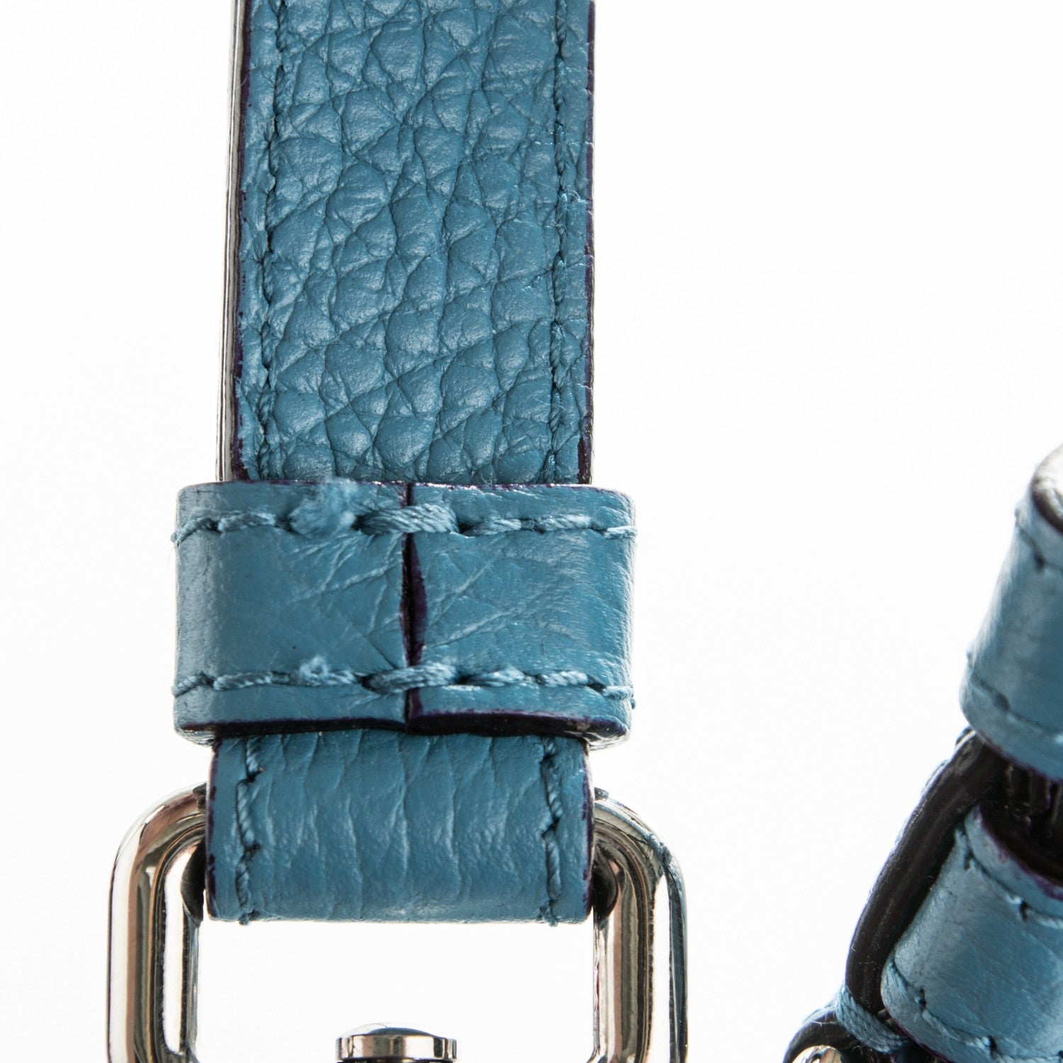 Christian Dior Bullcalf Large Diorissimo Tote Blue 9 of 10