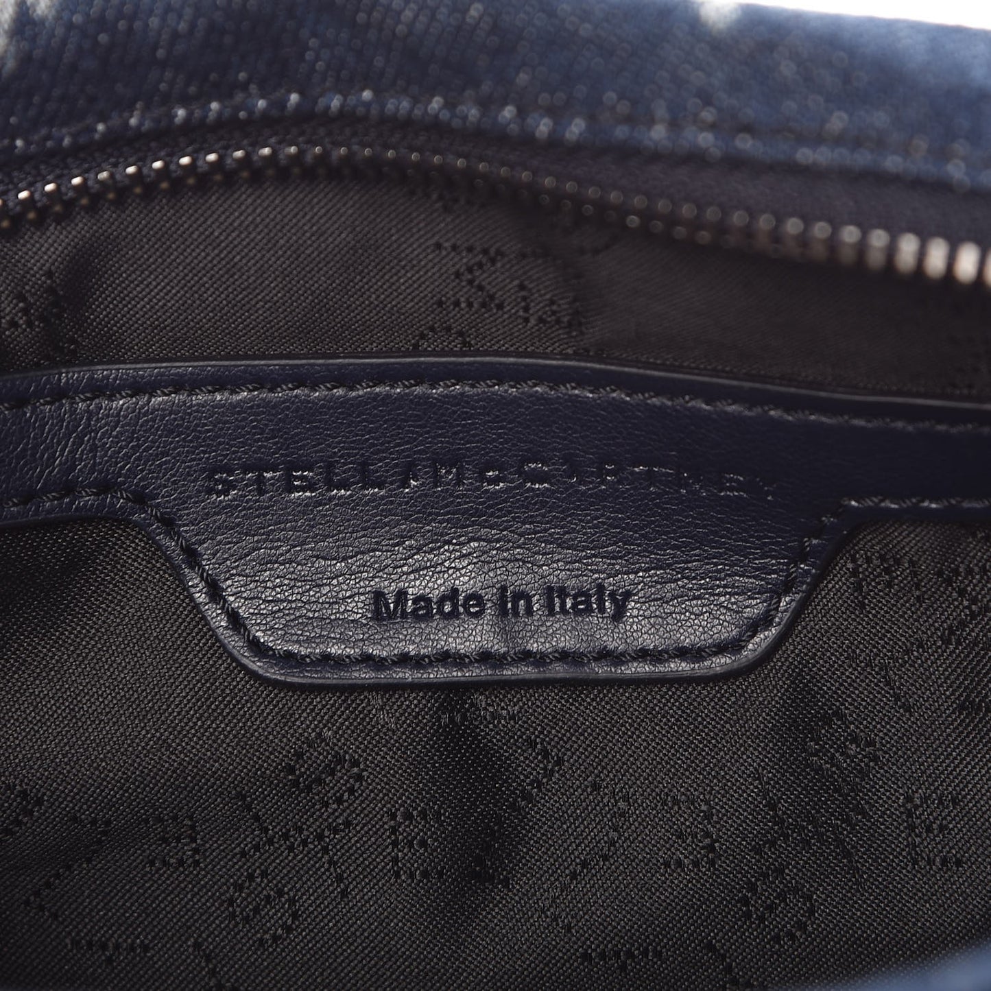 Denim Love Falabella Crossbody Camera Bag Blue
