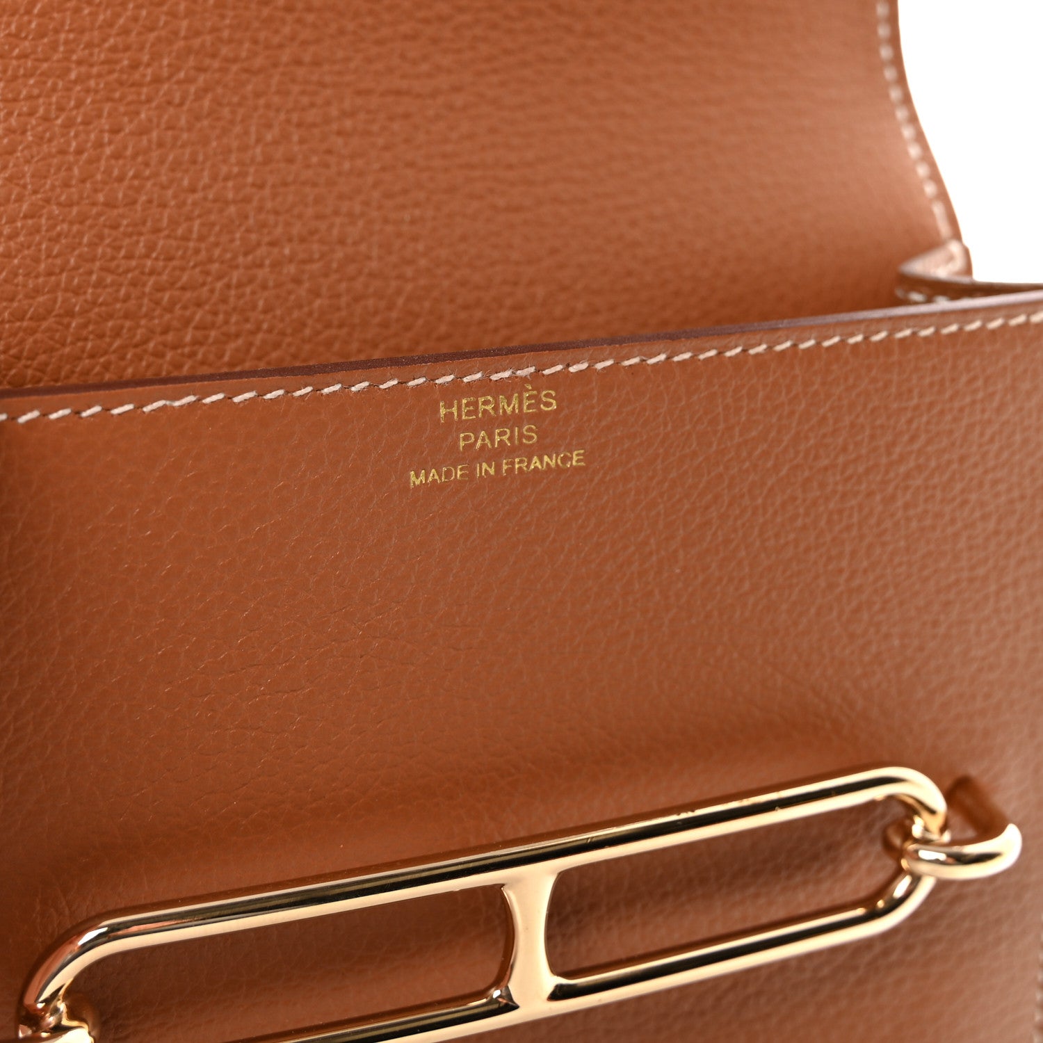 Hermes Evercolor Roulis Slim Wallet Gold 7 of 8