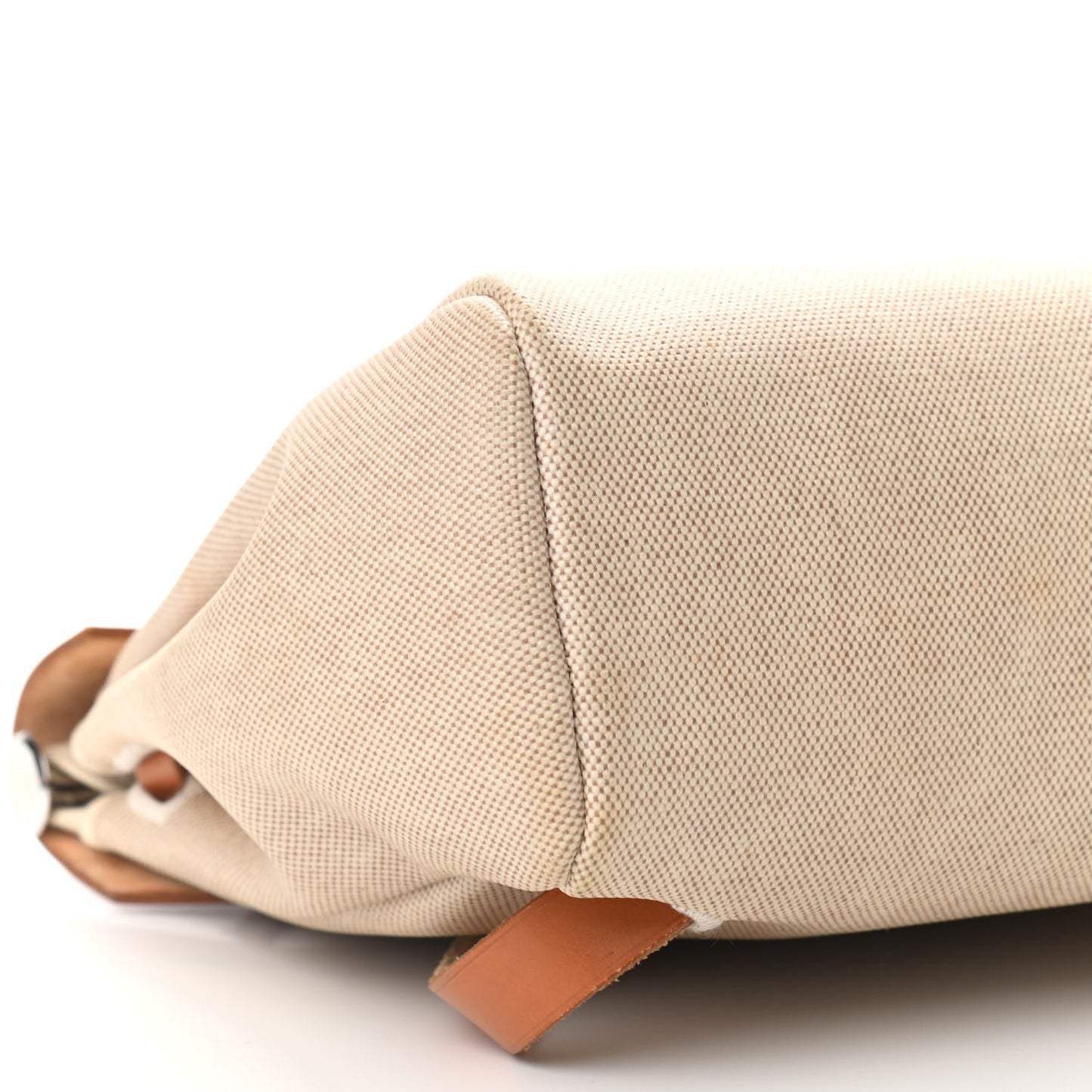 Toile Vache Calfskin Herbag 30 PM Backpack Natural