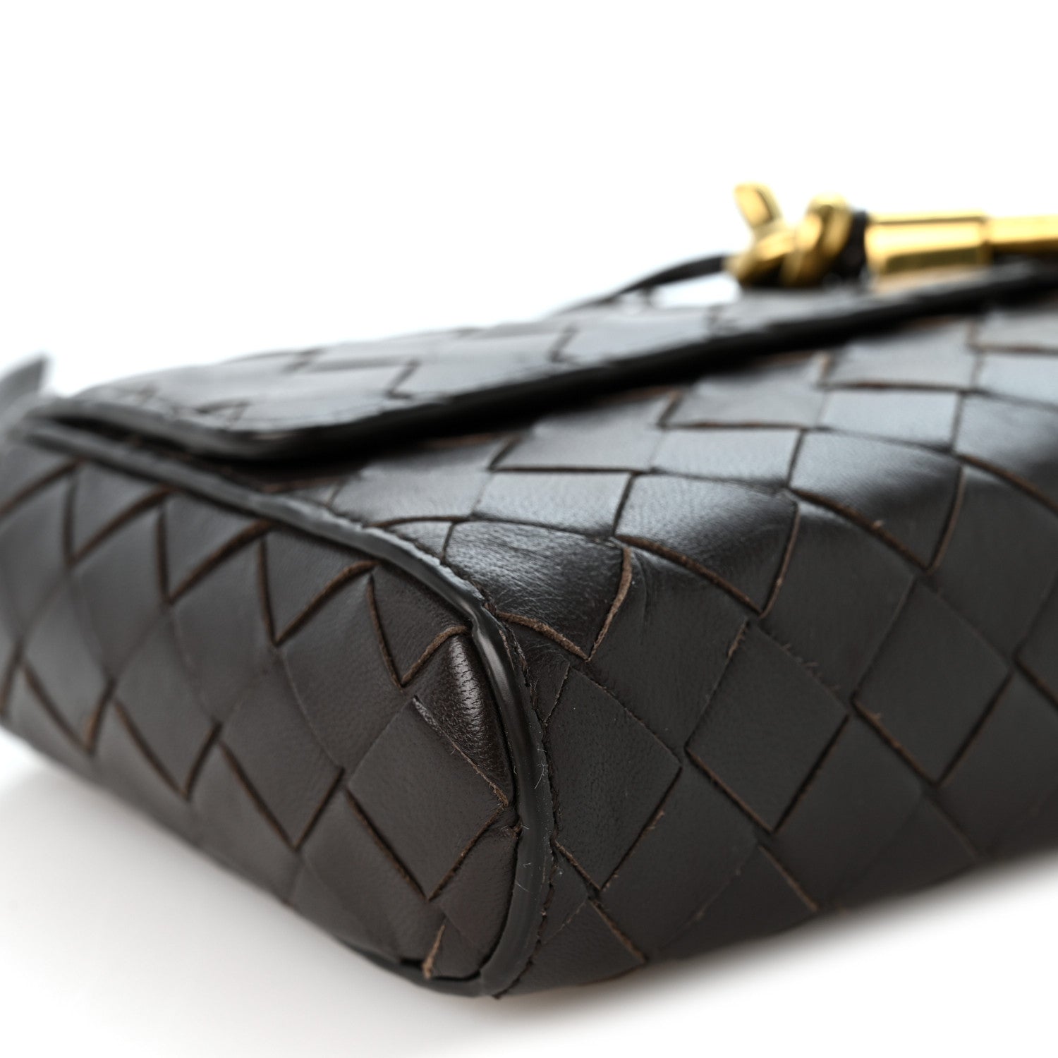 Bottega Veneta Nappa Intrecciato Andiamo Shoulder Bag Fondant 9 of 10