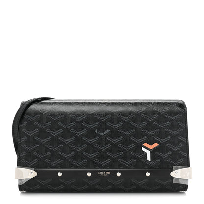 Goyard Goyardine Monte Carlo Bois Clutch With Strap Jet Black 1 of 9