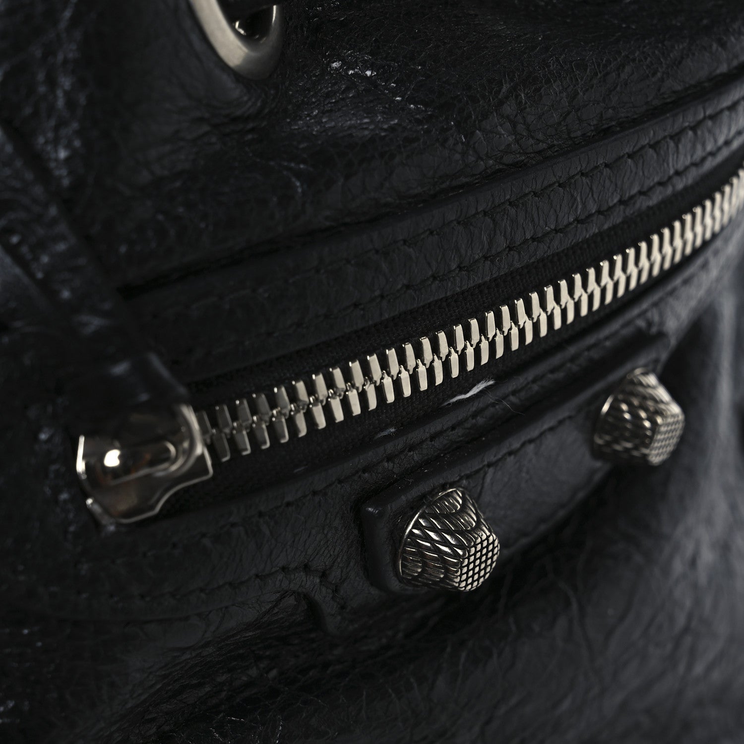 Balenciaga Agneau Arena Le Cagole Bucket Bag XS Black 13 of 13