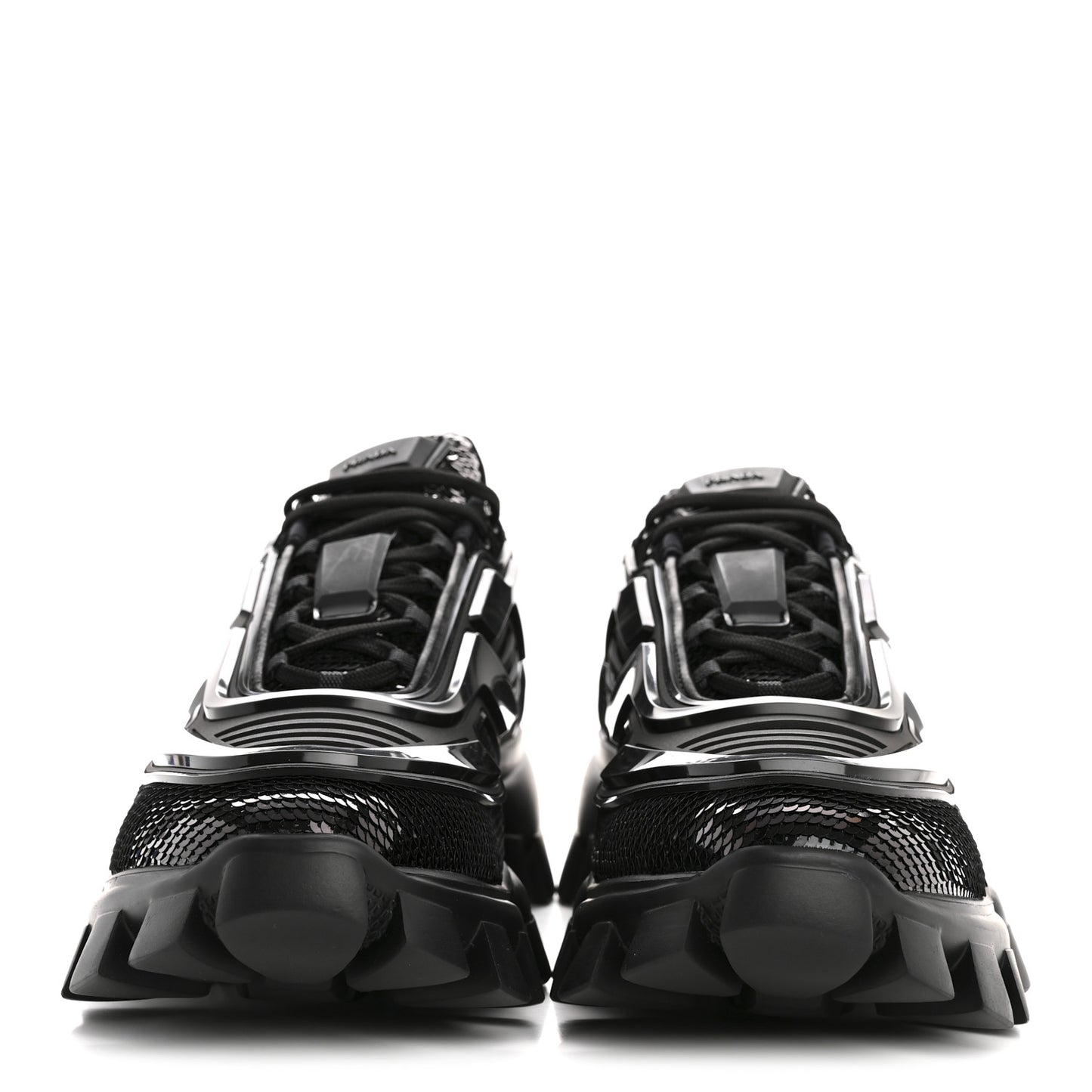 Sequin Cotton Rubber Mens Cloudbust Thunder Sneakers 9 Black
