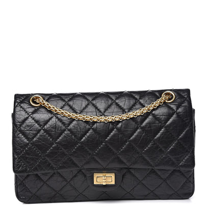 Chanel Aged Calfskin Quilted 2.55 Reissue 226 Flap Black 1 of 13