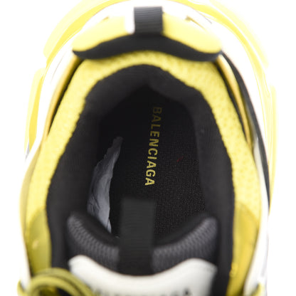 Balenciaga Mesh Nylon Mens Track Sneakers 39 Yellow Black White 7 of 8